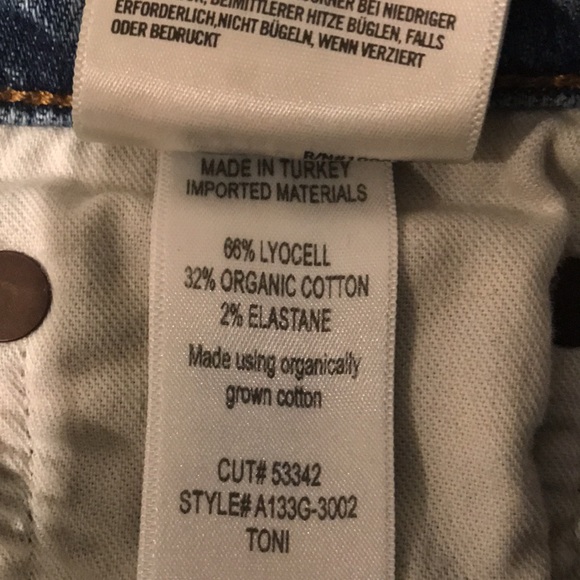 Agolde Jeans Womens 28 Blue Toni Medium Wash Relaxed Boho Ankle High Rise Hippie - Picture 5 of 9